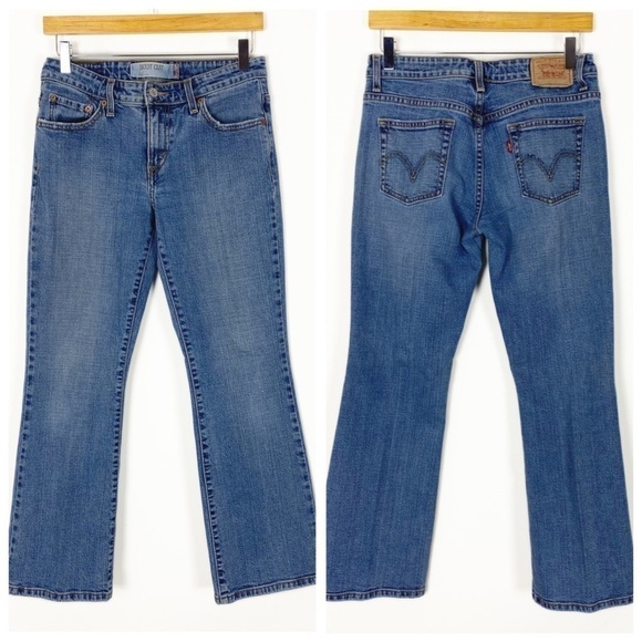 LEVI’S 515 Vintage Y2K Bootcut Medium Wash Denim Jeans Size 8 - Picture 1 of 9